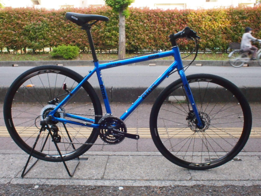 GIOS MISTRAL DISC HYDRAULIC SHIMANO WHEEL スカイブルー入荷しました